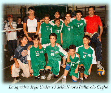 La formazione della Nuova Pallavolo Ceglie
